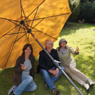 Künstler mit Mond Künstler mit Mond